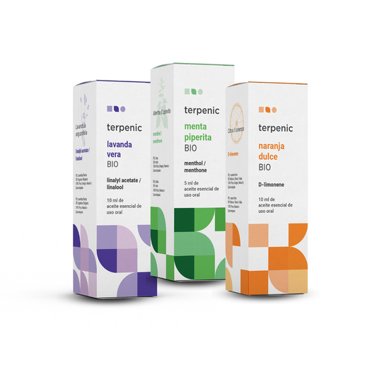 Kit Essencial (Óleos Essenciais Lavanda, Laranja e Hortelã-pimenta)