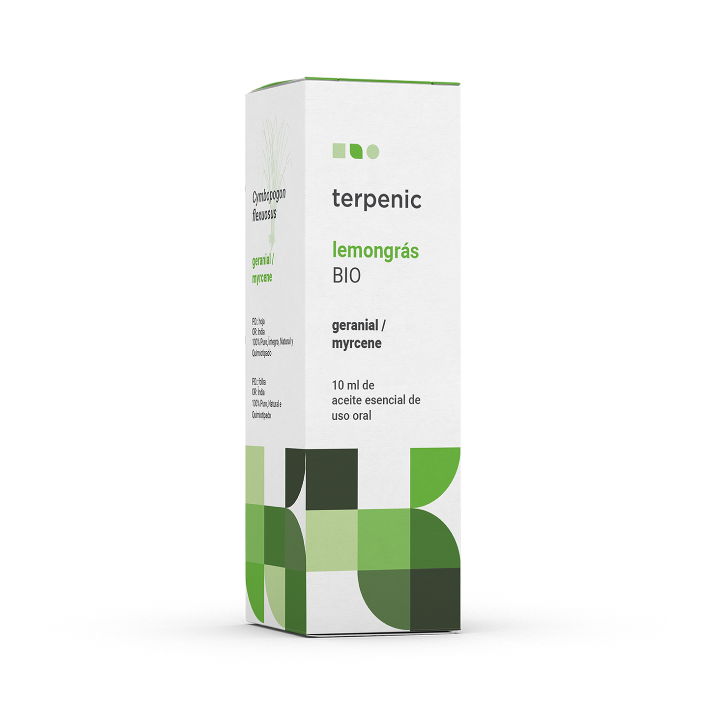 Óleo Essencial Erva-principe (Lemongrass) Bio 10ml