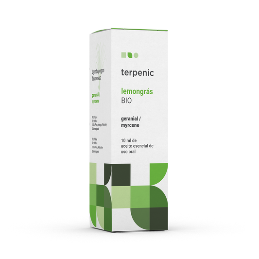 Óleo Essencial Erva-principe (Lemongrass) (Cymbopogon citratus) Bio 10ml