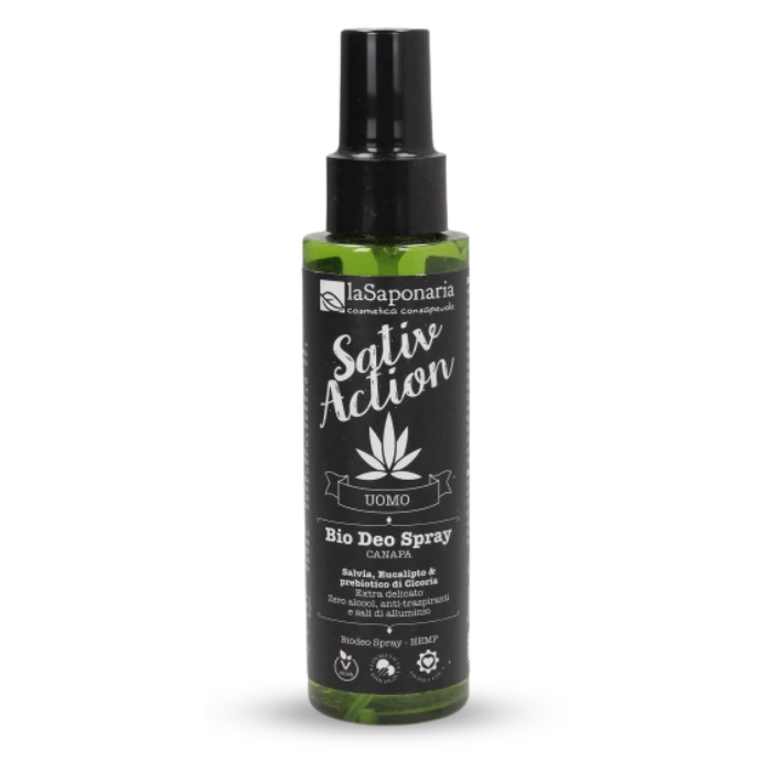 Desodorizante Spray Cânhamo 100ml - Linha Homem - La Saponaria