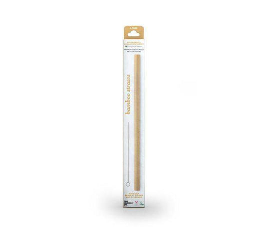 Palhinhas bambu (embalagem 4un + 1 escovilhão) - The Humble Co.