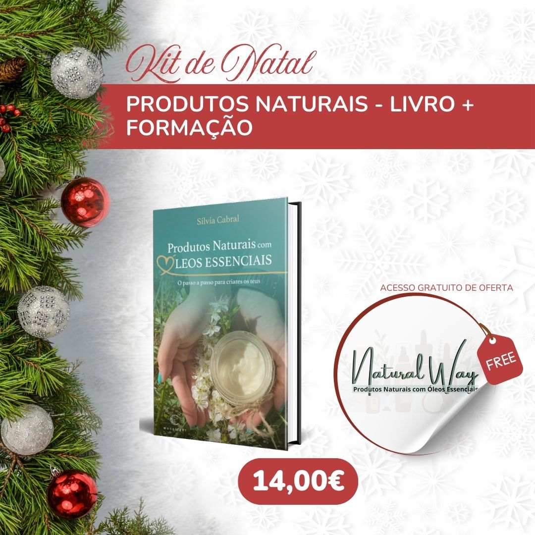 Kit de Natal Produtos Naturais - Livro + Formação