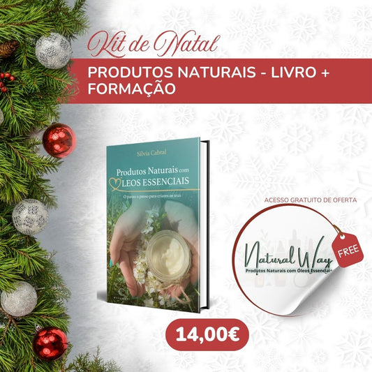 Kit de Natal Produtos Naturais - Livro + Formação