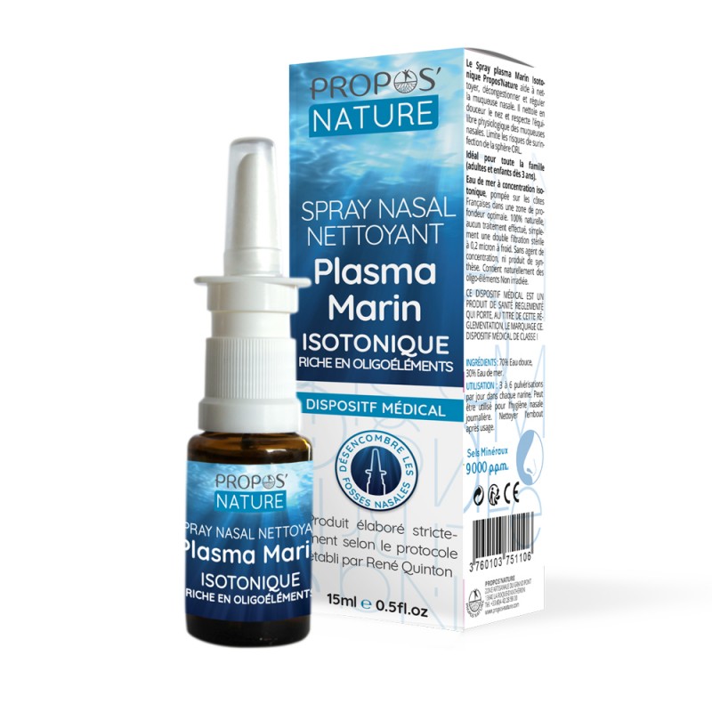 Spray Nasal Plasma Marinho Isotónico - 15ml